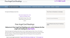 Desktop Screenshot of freeangelcardreadings.com